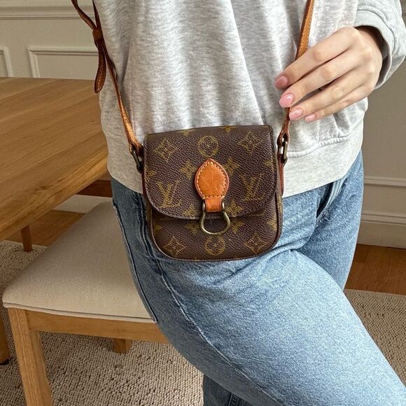 ✅AUTH✅LOUIS VUITTON SAINT CLOUD MINI BAG - Picture 14 of 15